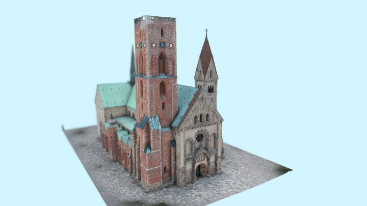 Ribe Cathedral 3D Model