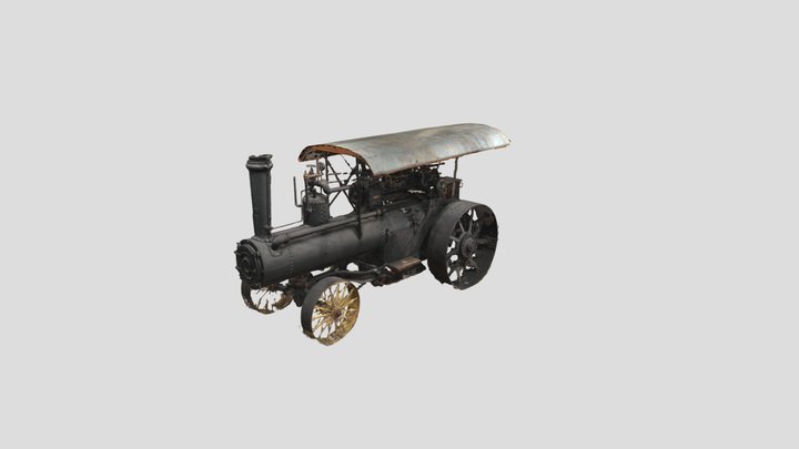 Frick Steam Engine 3D Model