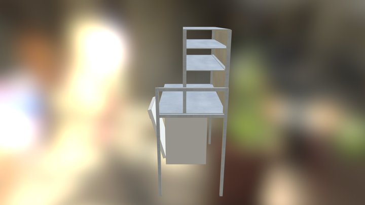 Table Lave Vaiselle 3D Model