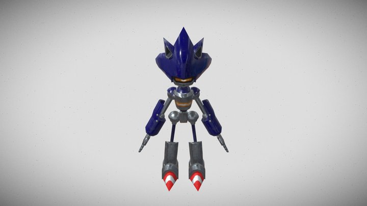 Mecha Sonic 3D Model