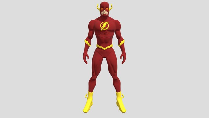 DC Comics Flash Classic 3D Model