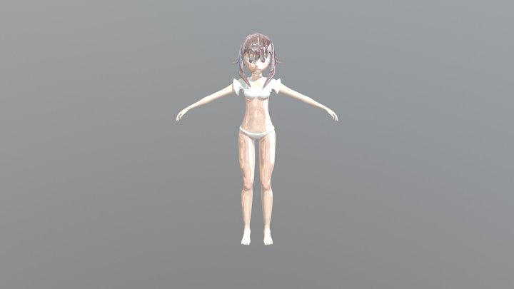 Megumin bikini model 3D Model