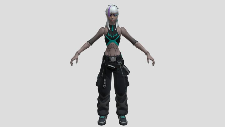 Dahlia - Fortnite Skin – Gratis 3D-model STL