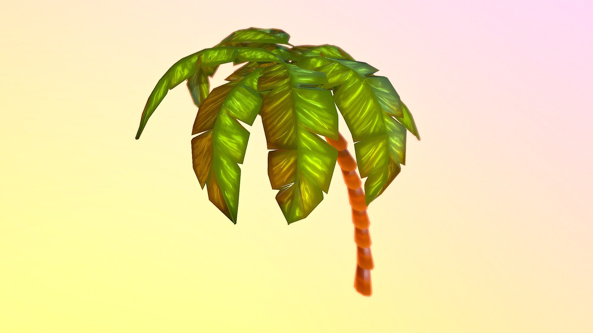 Palm Tree | Low Poly | Game Asset