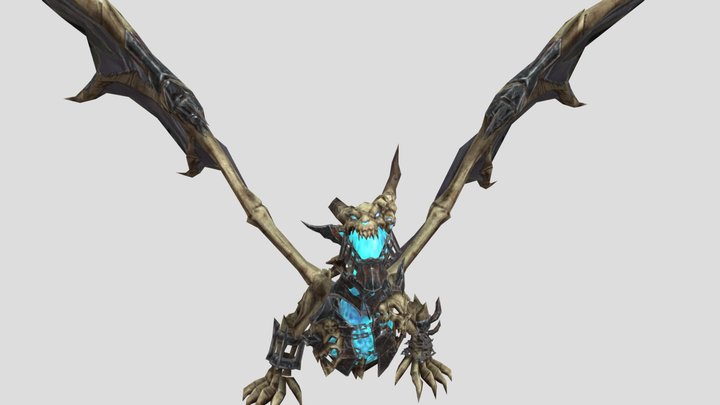 Skeleton_dragon ff 3D Model