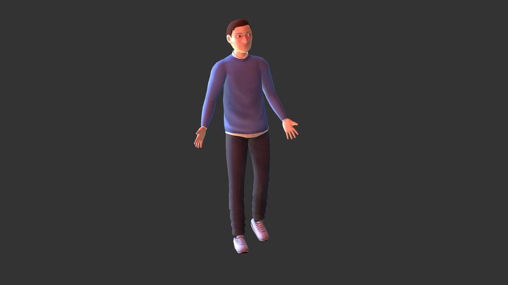 Peter Parker 3D Model