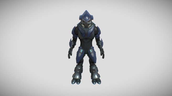 Halo Elite Minor - Halo 3D Model