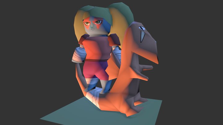 Poppy Treinadora de Dragões 3D Model
