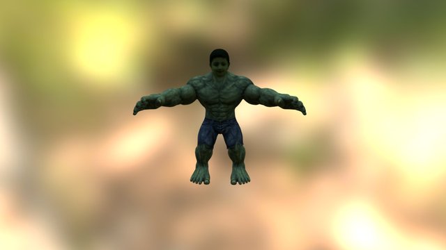 Hulk Boy 3D Model