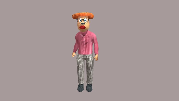 Тамара Пирожкова из Пять ночей с тимохой 4 3D Model