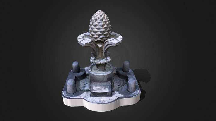 Fontana della Pigna 3D Model