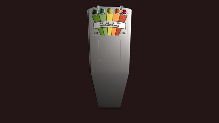 KII Meter for Ghost Hunting 3D Model