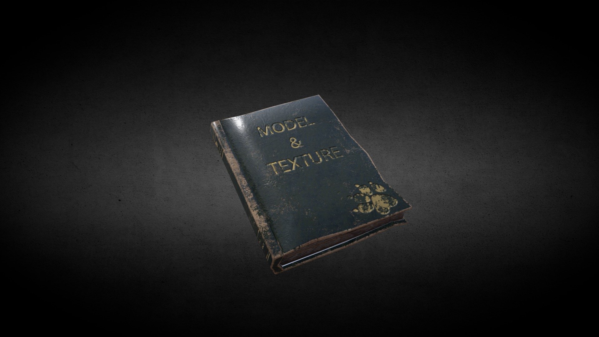 Old book in honor Naughty Dog