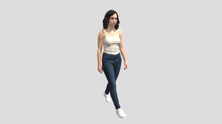 Casual Denim Walk