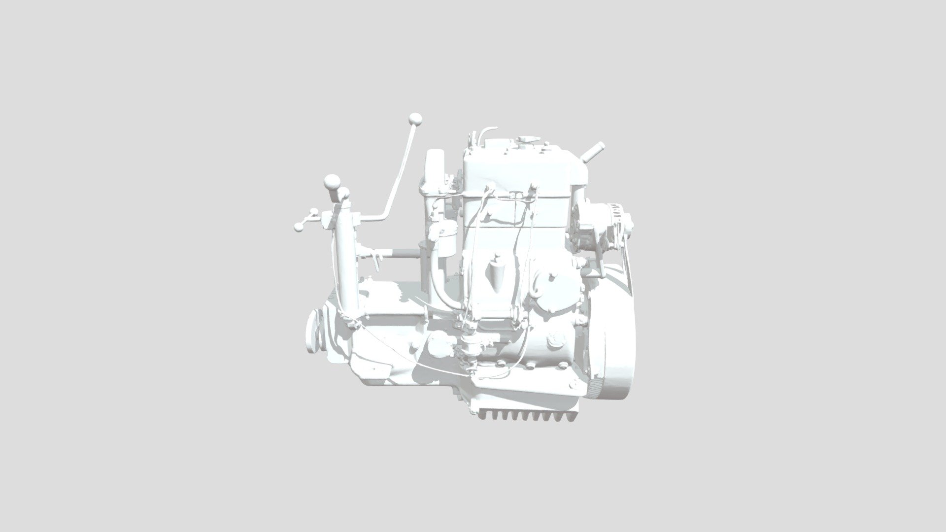 Industrial Engine Blueprint - 3D model by flass [b0329e6] - Sketchfab
