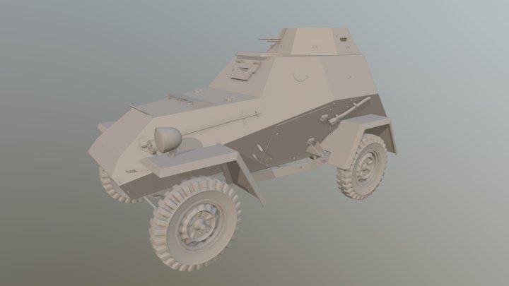 BA-64 3D Model