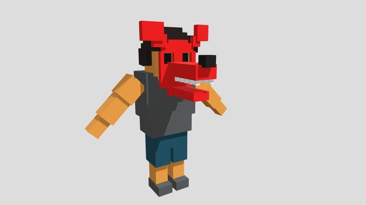 FNaF 4 Bully Foxy 3D Model