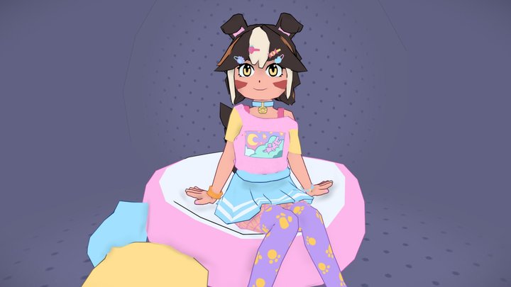 Yuzu (Puppy Person) 3D Model
