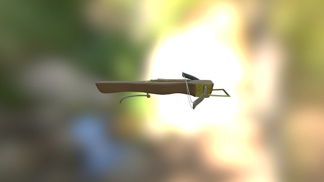 Medieval Crossbow 3D Model