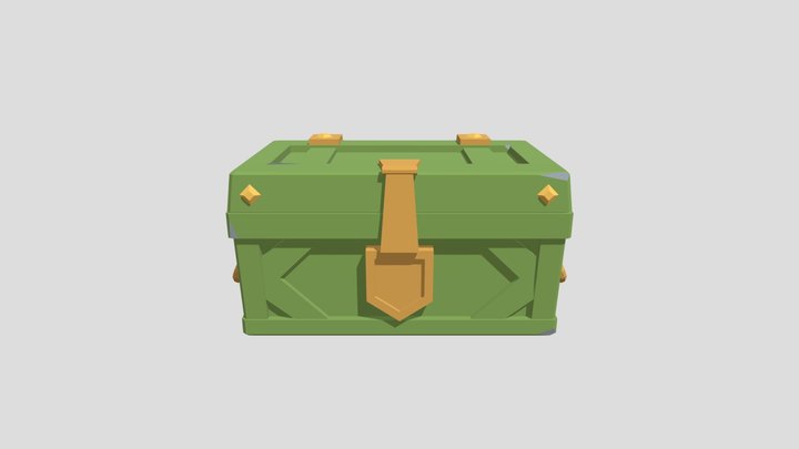 Lowpoly Chest – Modello 3D gratuito STL