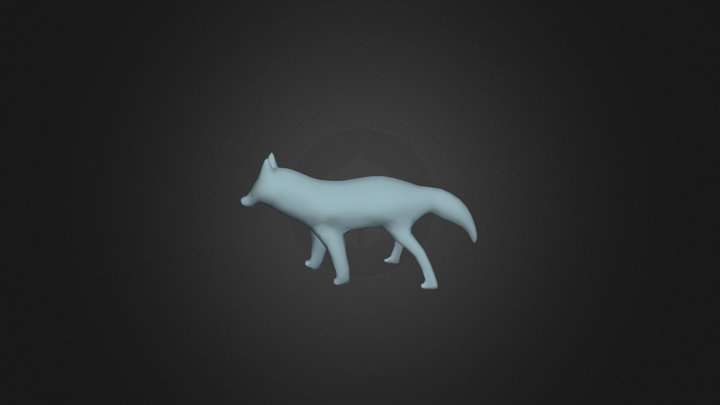 狐狸 3D Model