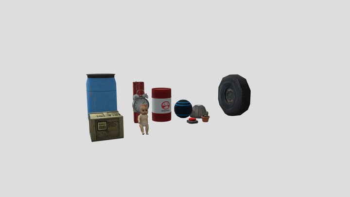 Garry Newman Pack 3D Model