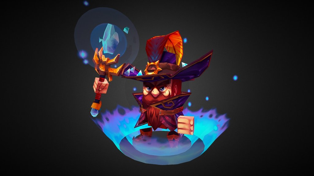 Square-Wizard - 3D model by Alex Sandro Marinho (@alexsandromarinho70 ...