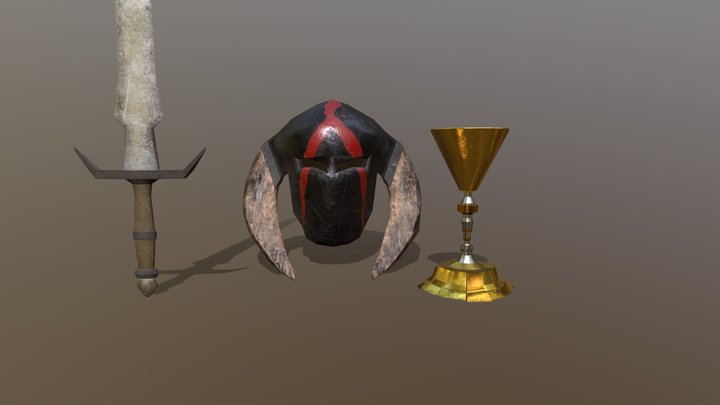 Fantasy Items 3D Model