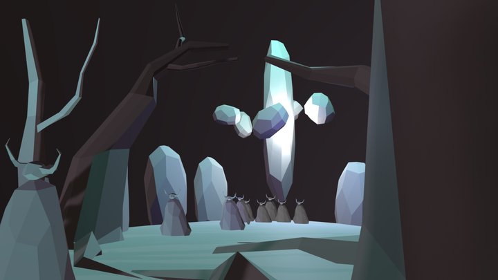 Ritual forest 3D Model