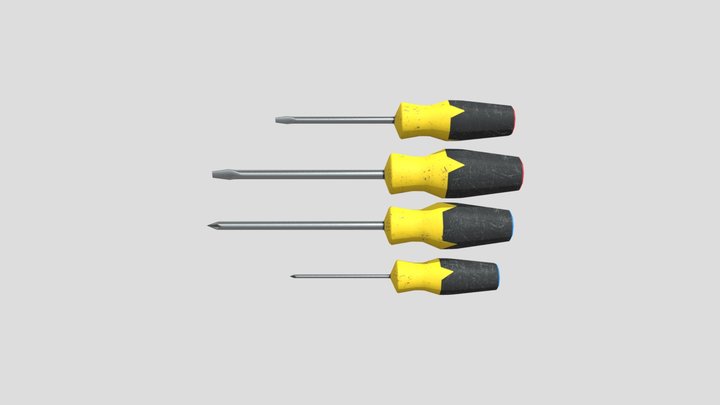 Screwdriver 3D Model