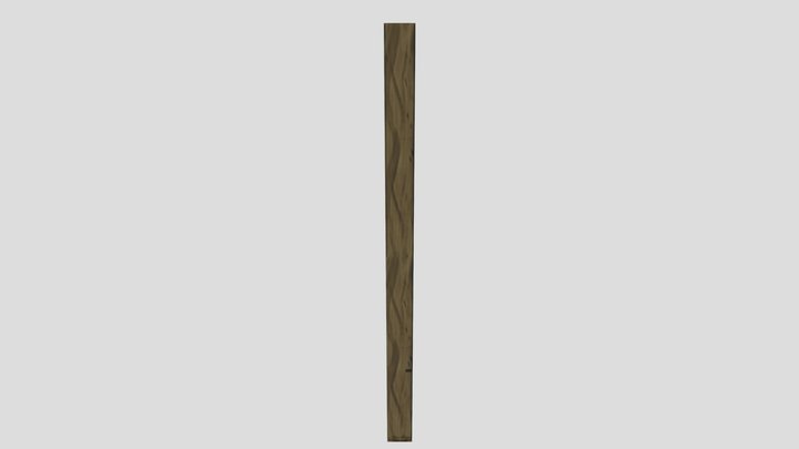 Oak door 3D Model