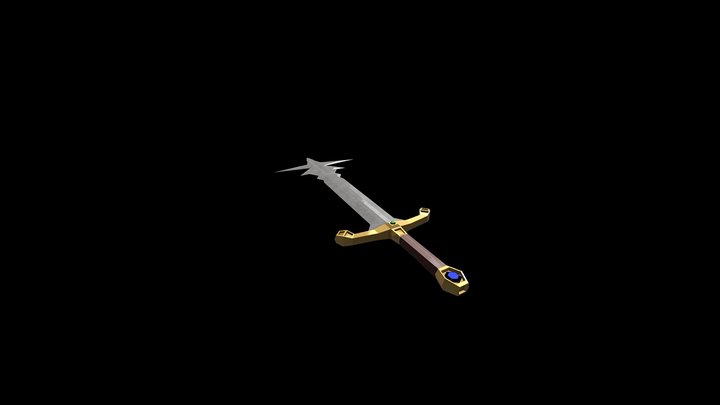 verysharpswordcorrectrotation 3D Model