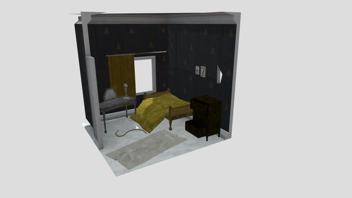 AS1 Diorama - Murder Mystery 3D Model
