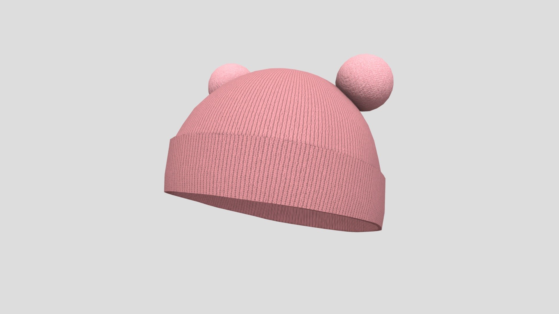 Knit Cap, POM POM 202303-3 — Sketchfab embed 3D viewer