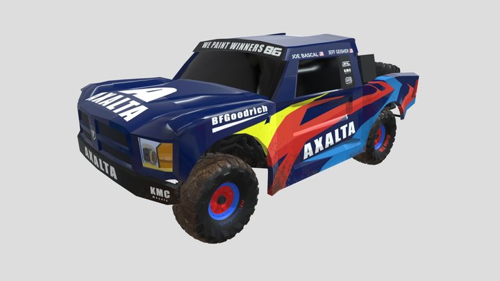 Final Axalta Baja racecar 3D Model