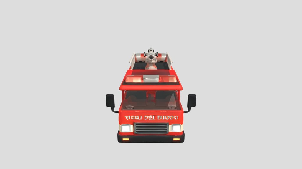 Wobbly Life Fire Fighters Vehicle: Engine Tank