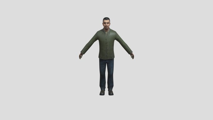 Male 07 face animation 3D Model