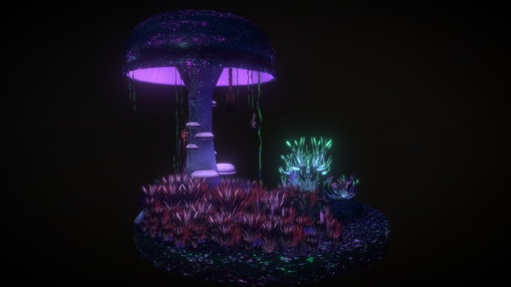 Plant Scene Final 3D Model