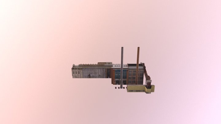 Power Station UV2 - No Ground 3D Model