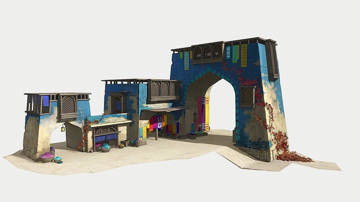 East market 3D Model