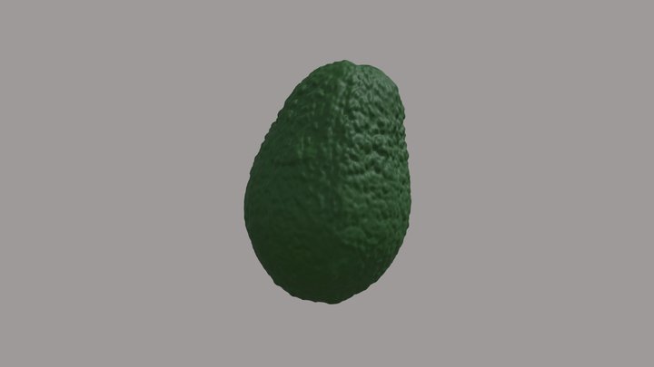 Avocado 3D Scan 3D Model