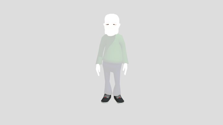 Old Baldi 3D Model