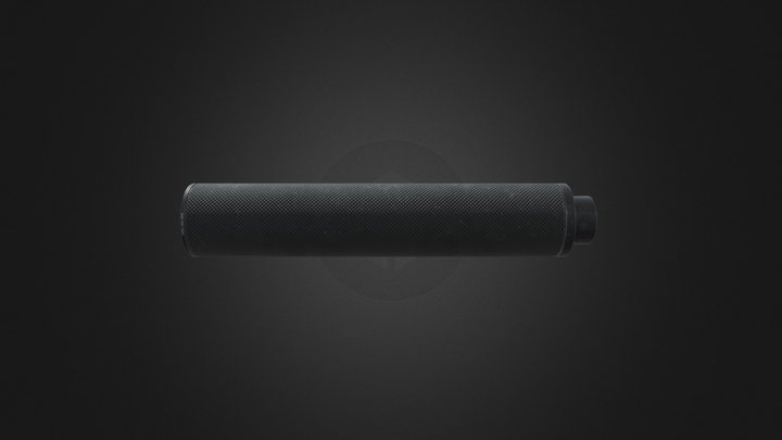 Silencer 7.62mm (custom) 3D Model