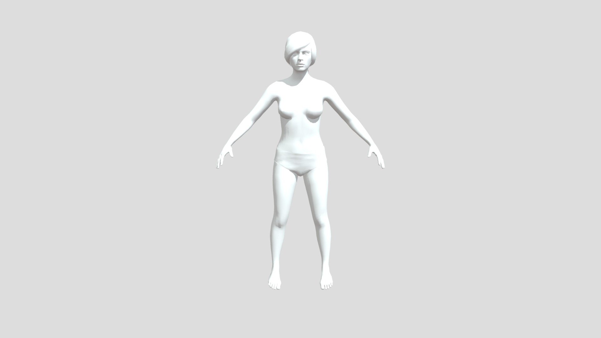 Woman base model - Download Free 3D model by jangel56 [b03ebd5] - Sketchfab