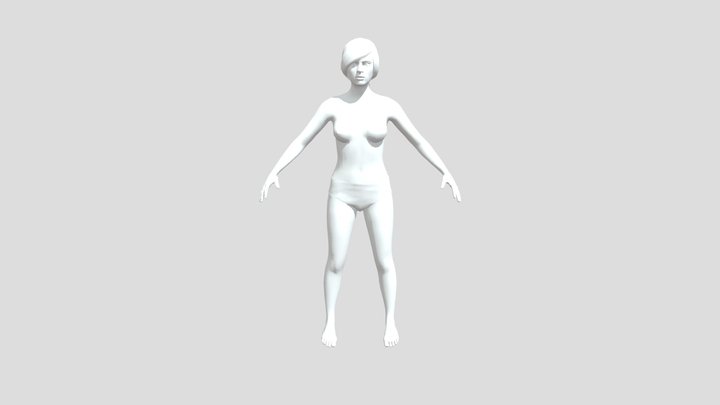 Woman base model 3D Model