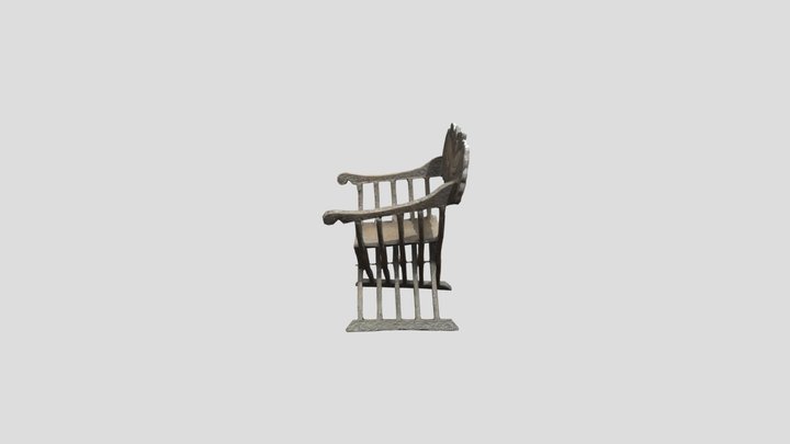 Traditional Throne 3D Model