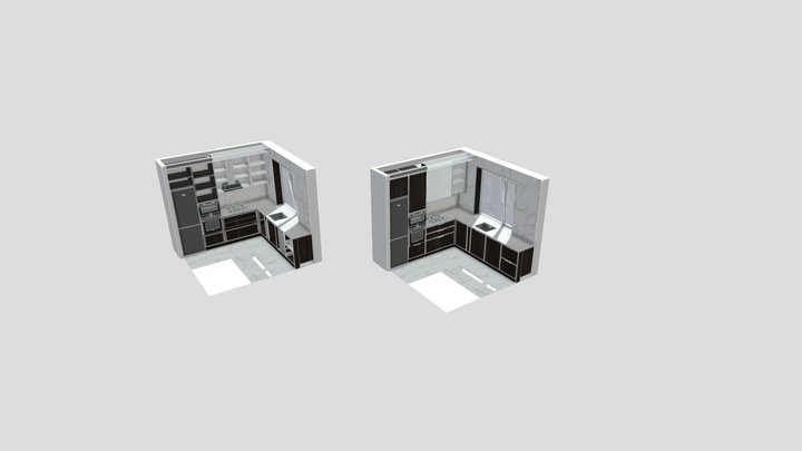 kitchen Andrey 3D Model