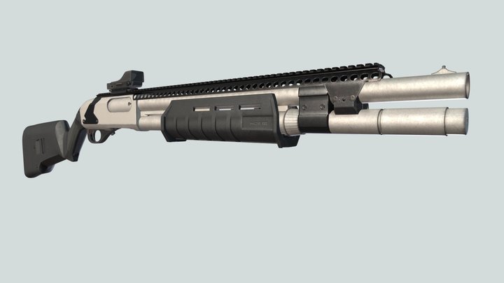 Remington Model 870 3D Model
