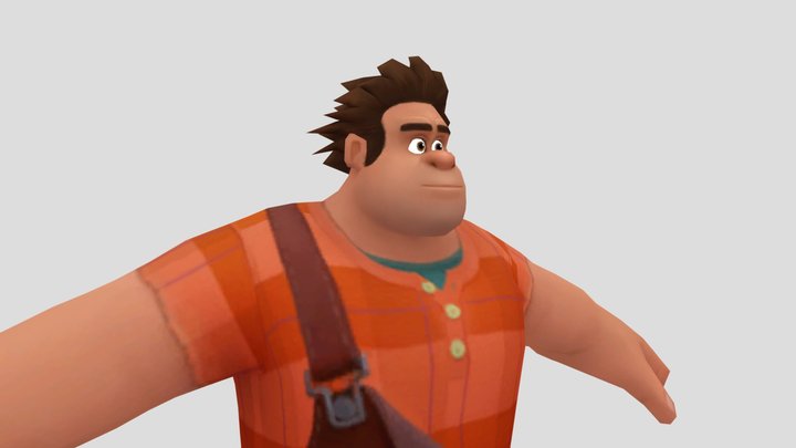 Wreck- It Ralph 3D Model