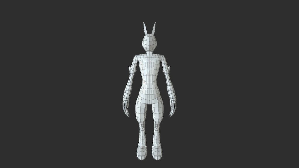 Renamon - Digimon (Tamers) update2 - 3D model by MichelleMuller ...